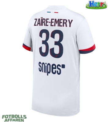 Paris Saint-Germain Warren Zaire-Emery #33 Bortatröja 2025-26 Kortärmad